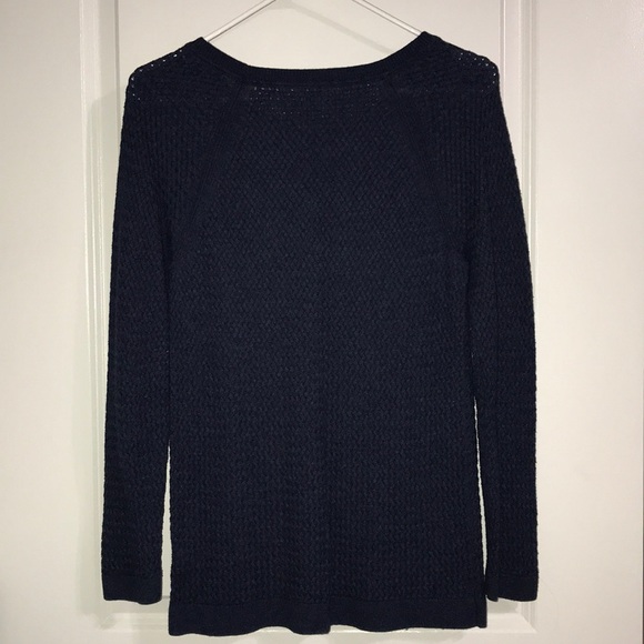 Sonoma Navy Sweater size M - Picture 2 of 3